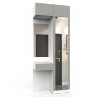 Набор мебели для прихожей "Марсель-204" МР 01-204 В2490 Ш1000 Г420 (ЛДСП Шиншилла серая) Набор мебели для прихожей "Марсель-204" МР 01-204 В2490 Ш1000 Г420 (ЛДСП Шиншилла серая)